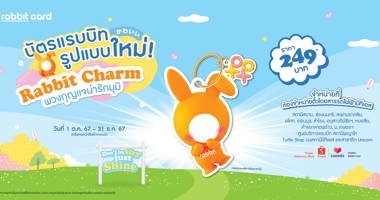 บัตรแรบบิทคอลเลคชันพิเศษ รุ่น Rabbit Charm